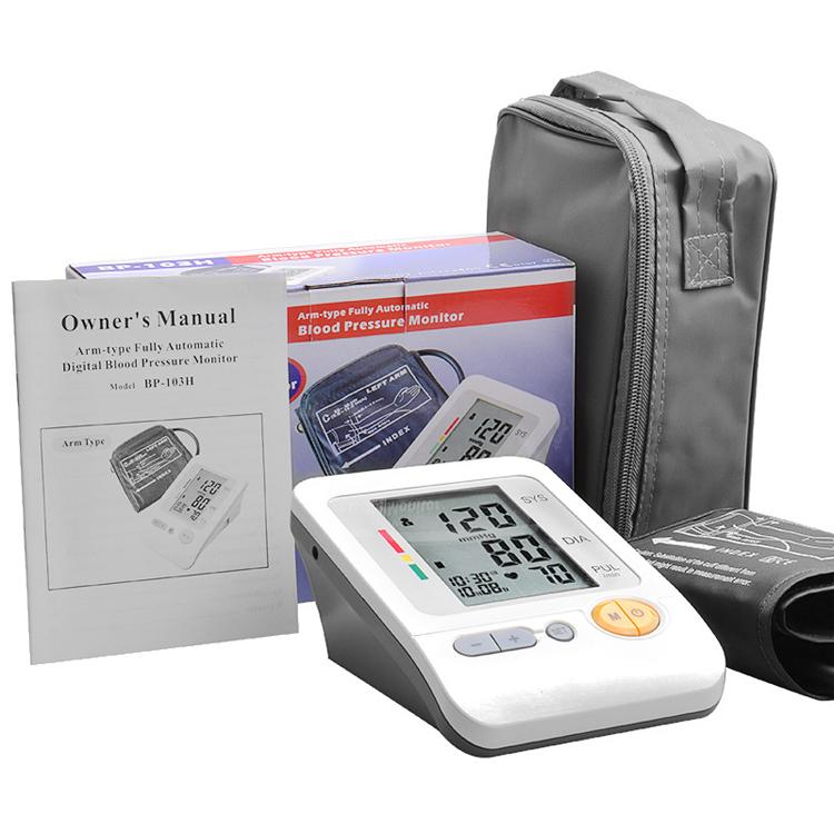 Precision Digital Blood Pressure Monitor - Portable Rechargeable Automatic Digital Home Blood Pressure Monitoring Medical Device