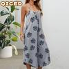 Fashion Summer Spring Sleeveless V-Neck Casual Dresses
