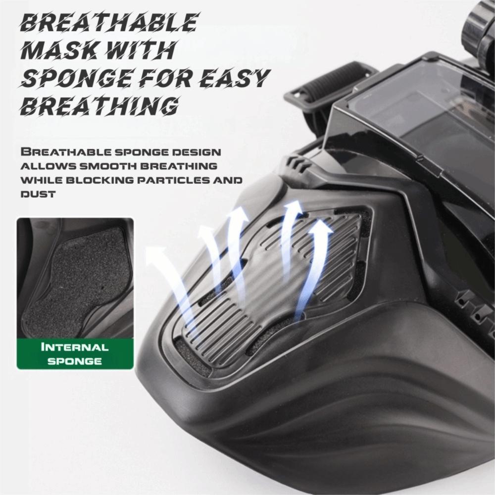 Auto Darkening Auto Darkening Welding Helmet Integrated Type Split Type Welding Mask Equipped with Headlights Adjustable Band