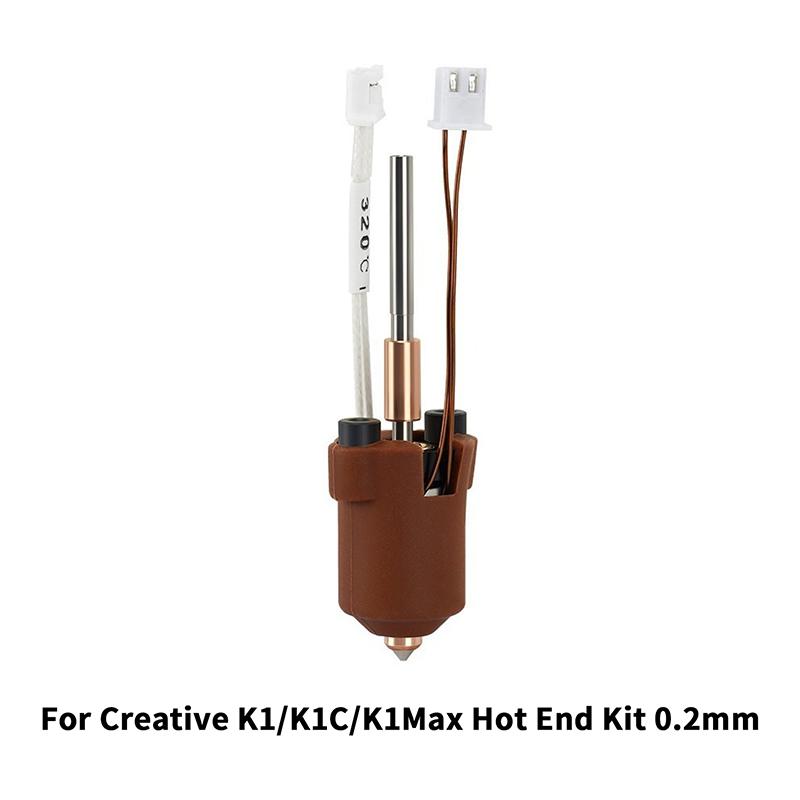 Neues Creality 2026 Version K1 Serie Keramik Heizblock Kit Klemme Mit Schnalle Kompatibel Mit K1/K1 Max/K1C 3D-Drucker