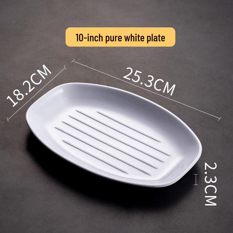 Commercial Melamine Square Dinner Plate