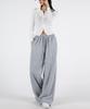UMM Women'S Side-Point Wide Short Long String Pants 4 Colors