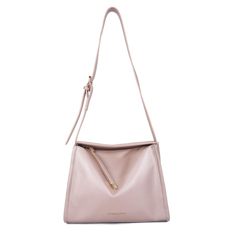 Urban simple oil wax pictorial tote bag women's new spring large-capacity bag shoulder bag commuter