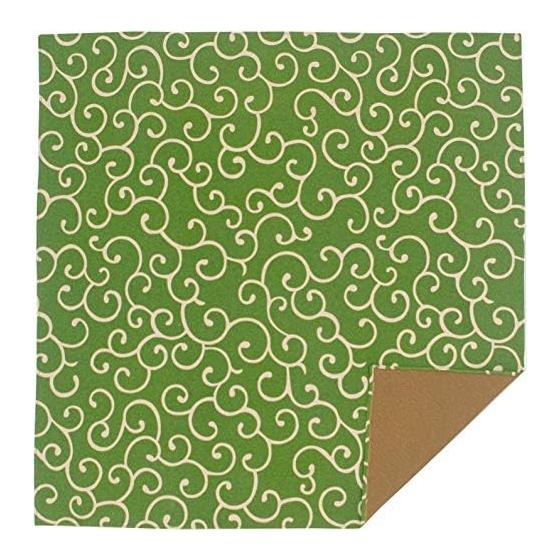 Miyamoto Towel Furoshiki Arabesque/Green 50 x 50cm Double-sided Small Furoshiki 6851