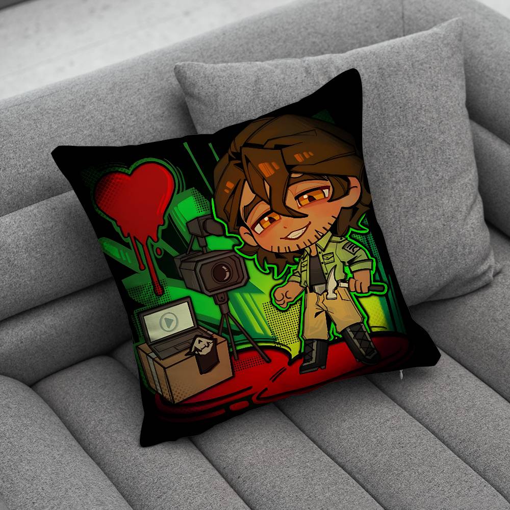 With You RRen 14 DDays Print Pattern Sofa Cushion Cover Pillowcase Home Party Car Bedding