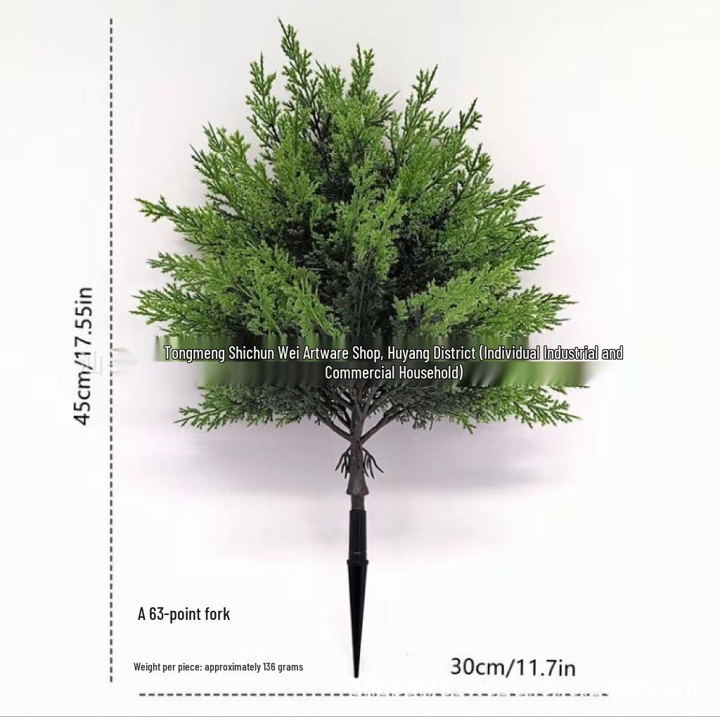 Realistic Artificial Cypress Tree Bonsai for Home Decor and Landscaping