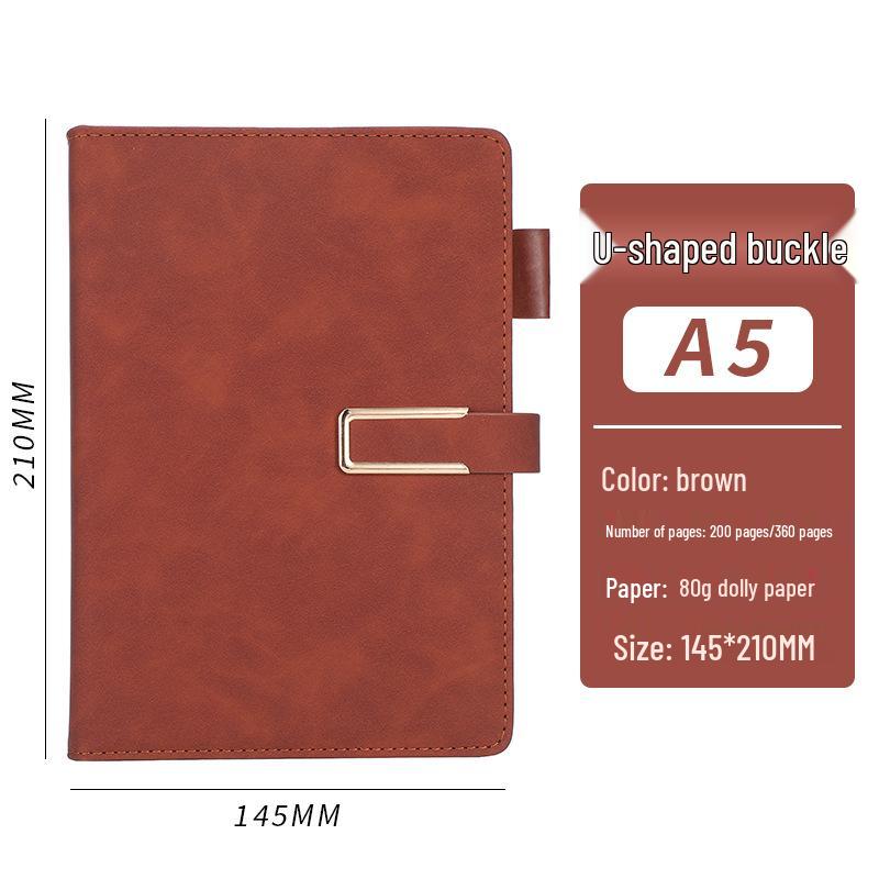 Carnet de Notes Business Épais A5 - Journal Intime Minimaliste, Logo Personnalisable