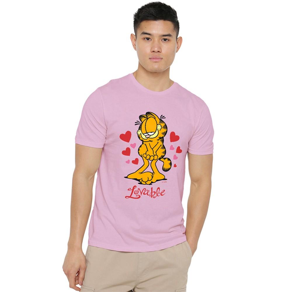 Garfield Lovable T-Shirt S-4XL Pink S