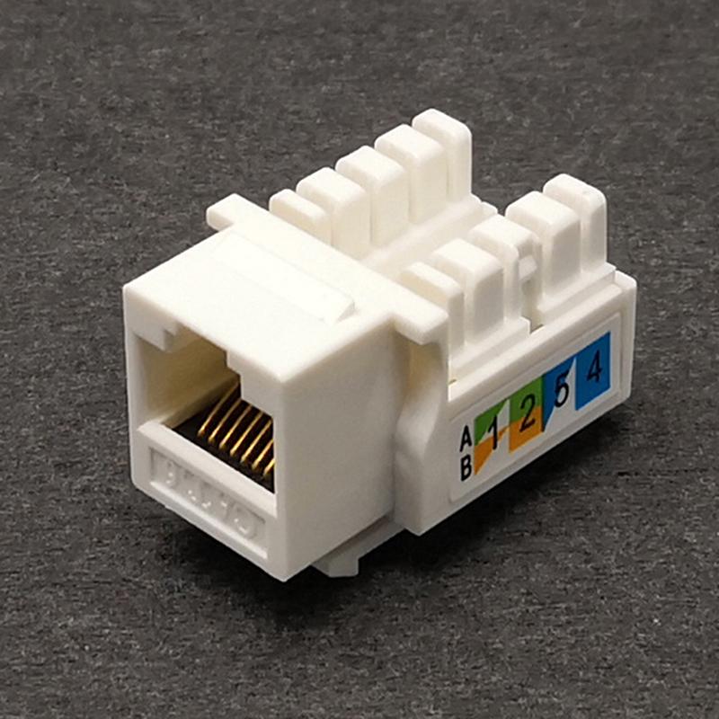 5ks Cat6 Rj45 110 Punch Down Keystone Počítačový modul Síťový Ethernet Jack