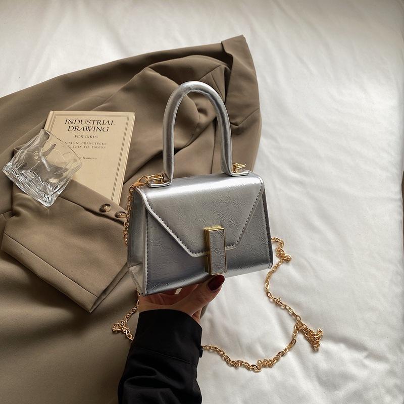 Chain Mini Exquisite Handbag Temperament Fashionable and Casual New Summer Solid Color Shoulder Messenger Bag