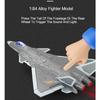 1:84 Scale J-20 Stealth Fighter Model Toy Sound Light One Click Ejection Missile Military Aircraft Models Kids Hobbies Gifts