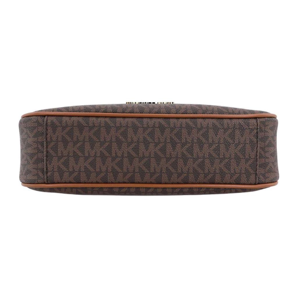 New MICHAEL KORS Artificial Leather Shoulder Bag Baguette Bag Handbag Shoulder Bag Women's Dark Brown & Acorn Brown 35S2G4CU1B-BROWN