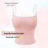 Women's Summer Fashionable Bandeau Camisole: Chest Pads, Open Back, Sexy Tank Top for Inner or Outer Wear