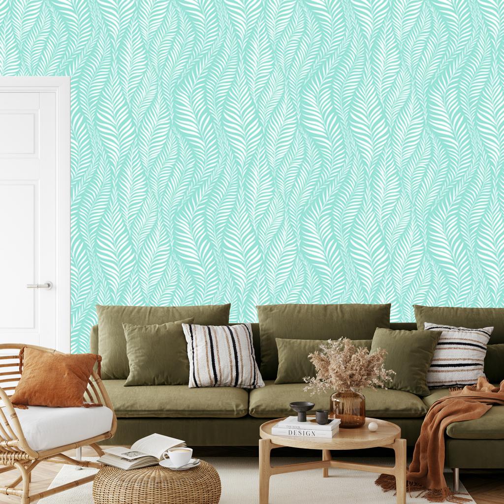 Delicate Leaves Wallpaper for Living Room and Bedroom 50x1000