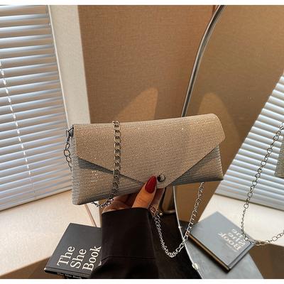 Women's Small Sequined Bag Women's Summer New Fashion Small Long Bag Niche Diagonal Span Shoulder Bag