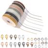 3m/Roll Metal Iron Cross Chain Jump Rings Link Chain Lobster Clasps Jewelry Making Set DIY Necklace Bracelet Earrings Materials