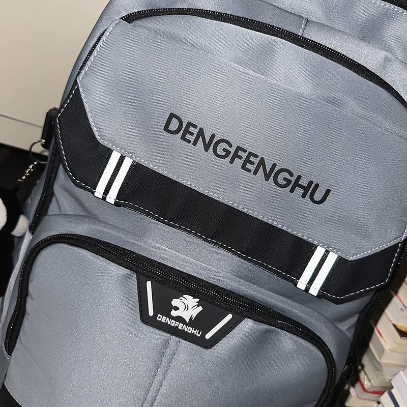 Large Capacity Backpack Couple's Lightweight Travel Backpack Student Schoolbag