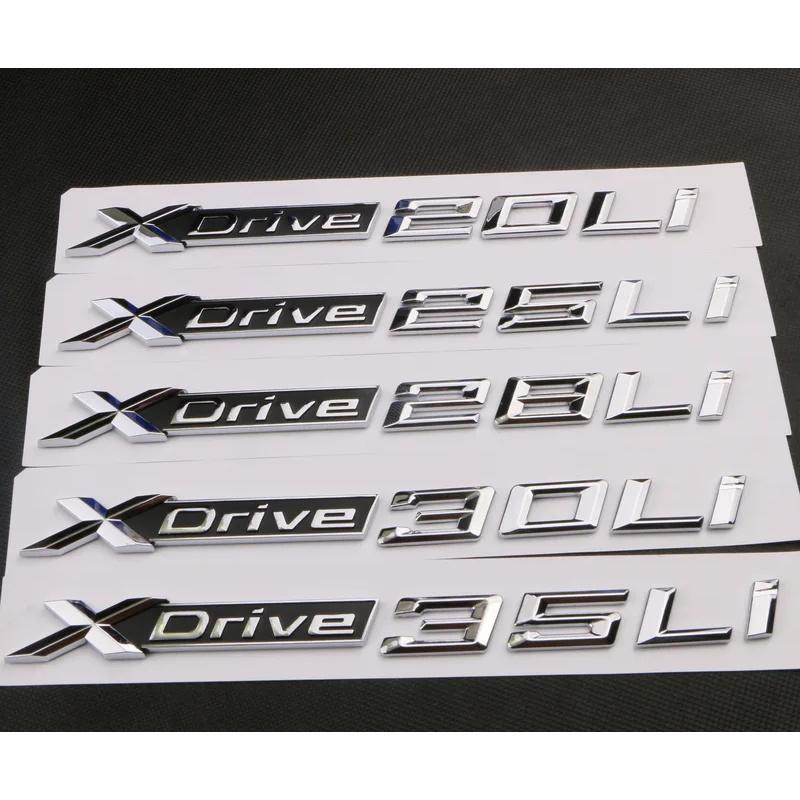 3D Nuovo Xdrive 20d 30d 35d 40d 50d 20i 25i 30i Emblema Parafango Auto Adesivo Targhetta Baule Per BMW X1 X3 X4 X5 X6 X7 Logo Accessori