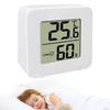 ABS Indoor Thermometer Hygrometer LCD Digital Display Humidity Meter Sensor Ambient Temperature Monitor Home Kitchen Bathroom