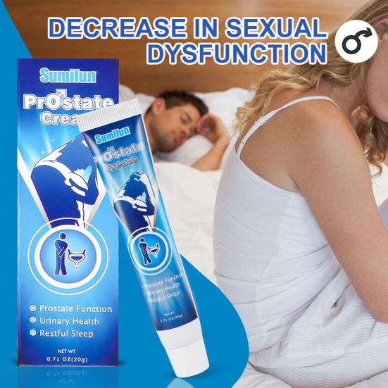 Yousheng 20g Prostate Cream Non-Irritating Decrease Dysfunction Natural Extract Prostatitis Treatment Ointment Recovery Plaster for Male
