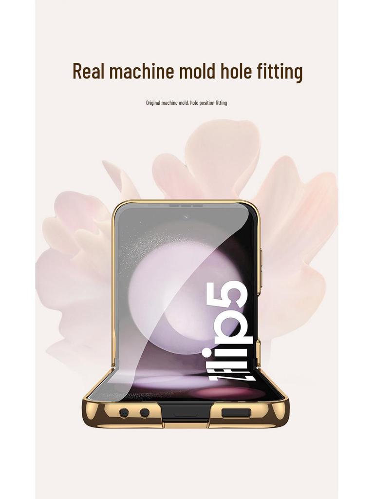 Samsung Z Flip5 Foldable Heart Design Screen Protection Case