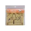SN SNOOPY Snoopy Wooden Goods, Easy Assembly Roll Paper Cover SNB1200, Made In Japan