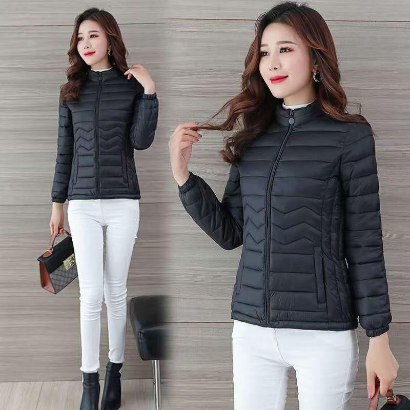 2025 Women's Quilted Short Down Cotton Jacket - Lightweight, Fashionable Winter Coat