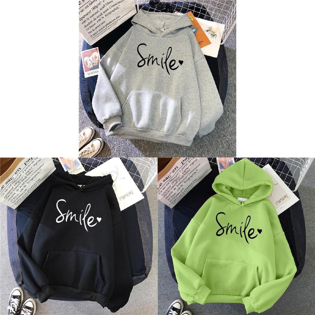 Womens Autumn Korean Style Letter Hoodie With Print For Casual Streetwear