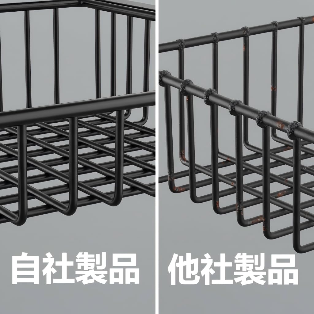 Storage rack with maximum load storage made of for desktop small item no drilling drawers, under-desk, add-on, 10kg, under-table rack, sliding, iron,