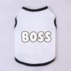 Pet Summer Vest Dog & Cat Fashion Role-playing Breathable Clothes Bichon Pomeranian Funny Internet Celebrity Slogan  Printed