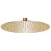 Rainfall Shower Head Stainless Steel 25 Cm Round Golden
