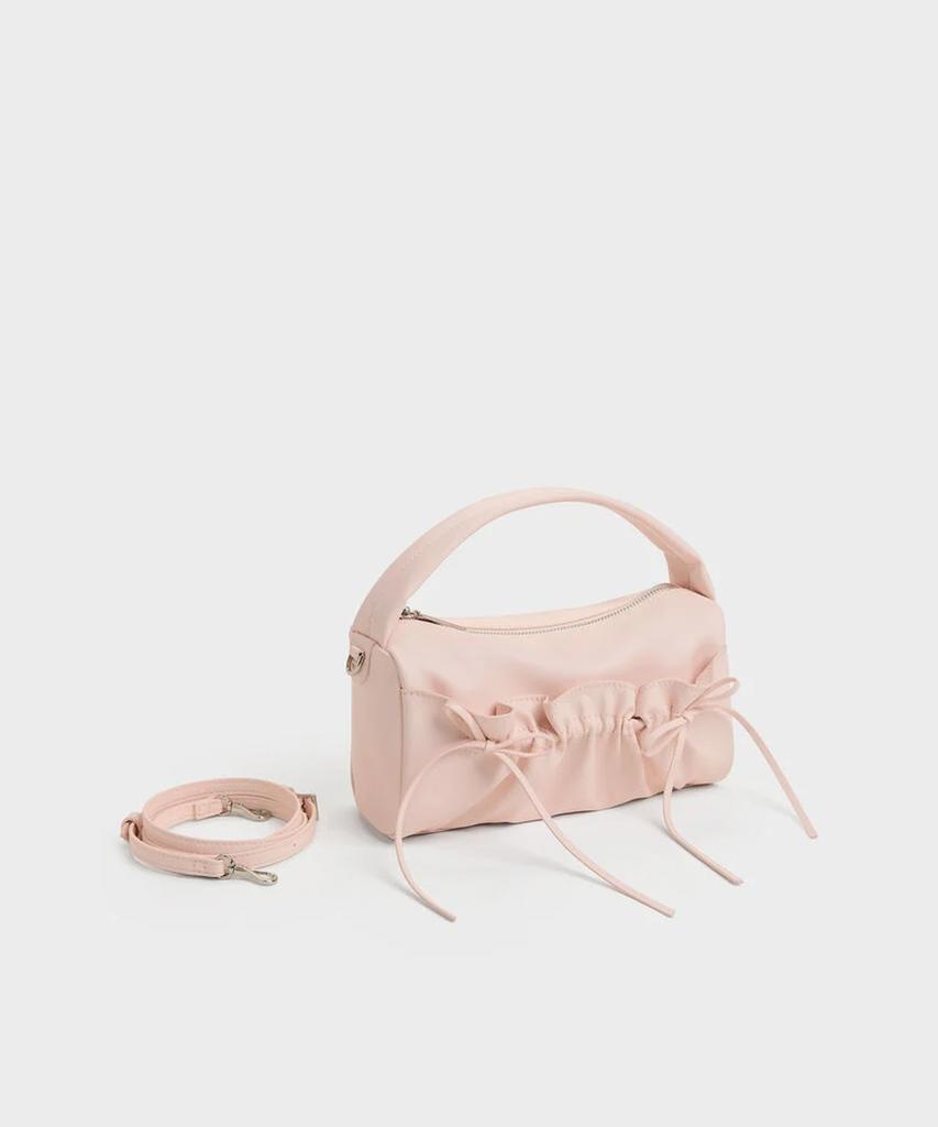 Charles & Keith Reese'S Raffung Schleife Henkeltasche Ck2-50671909