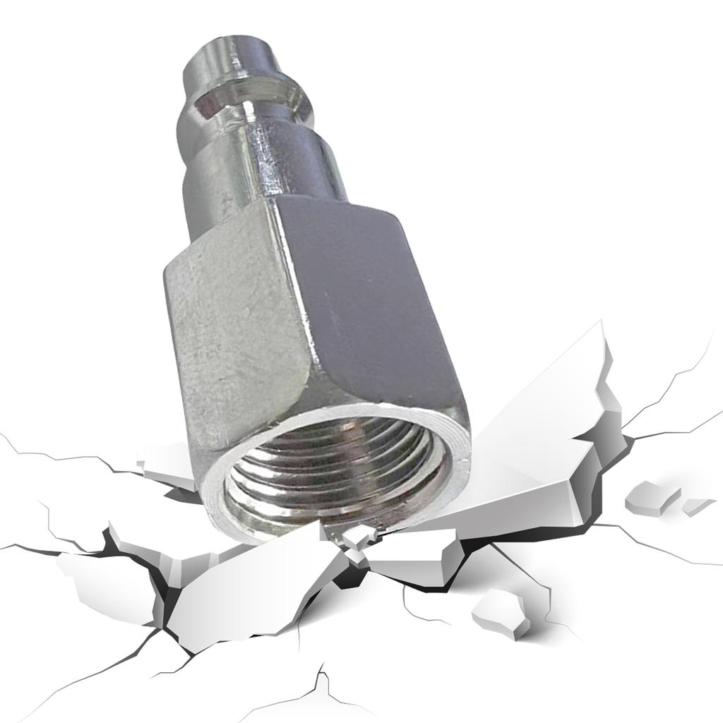 Acoplador NPT de 1/4 de pulgada Conector de Compresor de Aire Racor para Manguera de Línea de Aire Adaptador de Acoplamiento Acoplador Rápido Extremo Conector Duradero