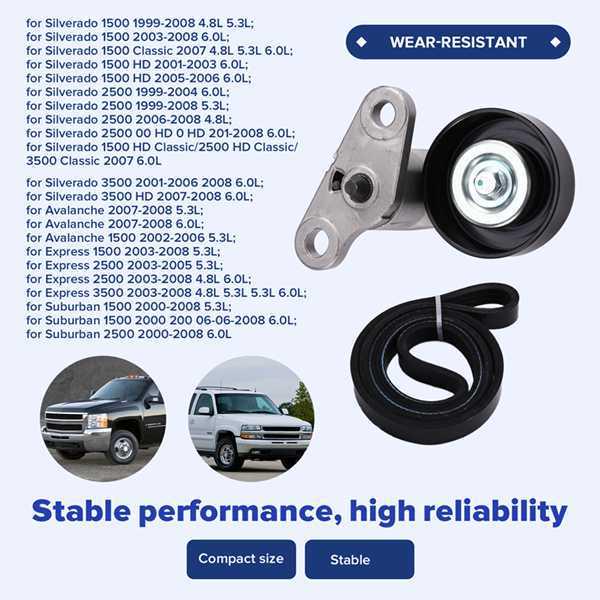 

APTBK232 Tensioner Kit for 1999-2008 Chevy Silverado 1500 none
