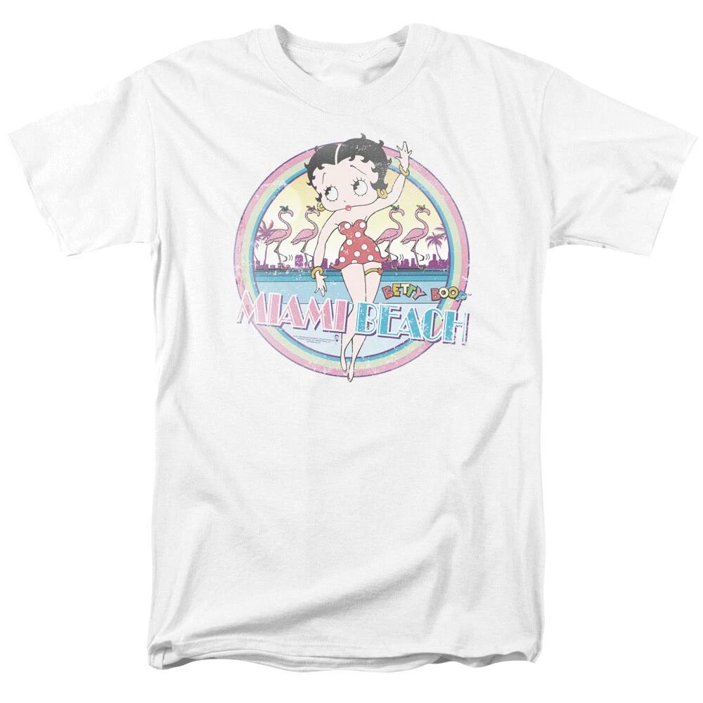 Betty Boop  Miami Beach  T-Shirt - to 5X S