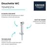 Set de Douche - GROHE - Tempesta-F Trigger Spray 30 27513001 - Chromé - Lisse - Economie d'eau