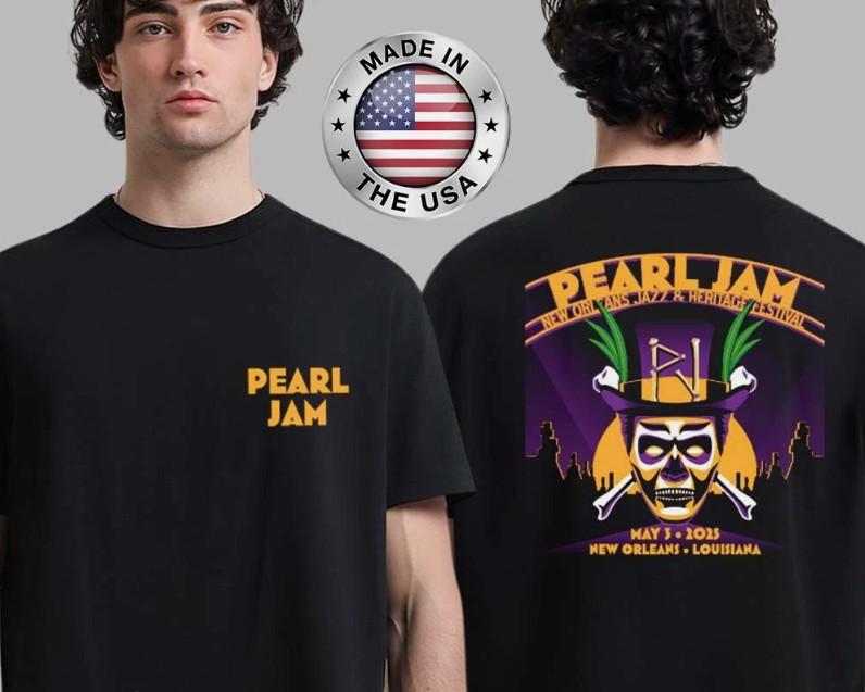 

Pearl J With Dead Pioneers At Atlanta Georgia On May 1st 2025 T-Shirt 4XL