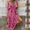 2024 Elegantes Damen-Schwingkleid im lockeren Schnitt mit Batik-Muster - Europäischer & Amerikanischer Stil