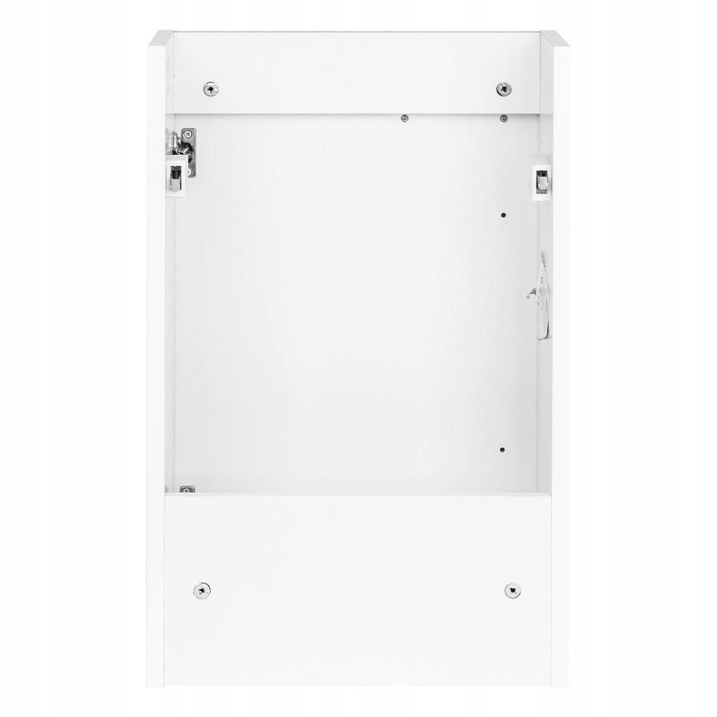 Bathroom Cabinet with Washbasin 60x40 Cm, White Gloss, Hanging, Small
