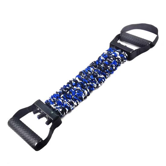 Adjustable Resistance Band with Detachable 3-Tube Chest Expander Shoulder Stretcher Men Training Full Body Stretching Band with Handle