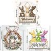 24TE Delicate Rabbit Ornament Perfect for Kids Easter Celebration Decors