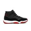 Air 11 Retro 'Bred' 2019 (Unisex) Black / White / Varsity Red Vintage Basketball Shoes 378037 061