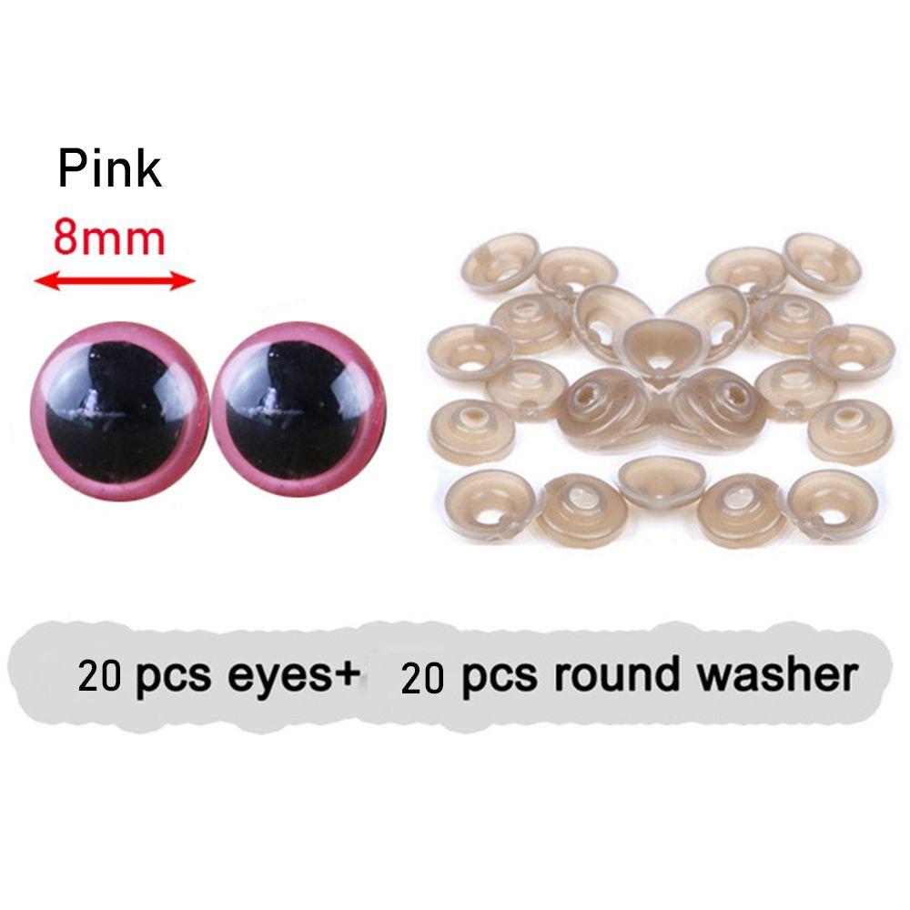 High Quality Stuffed Toys Parts Plastic Safety Eyes Crafts Bear Animal Accessories Puppet Crystal Eye Dolls DIY Tools