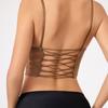 Sexy Spitzen Rückenfreies Überkreuztes Camisole Top