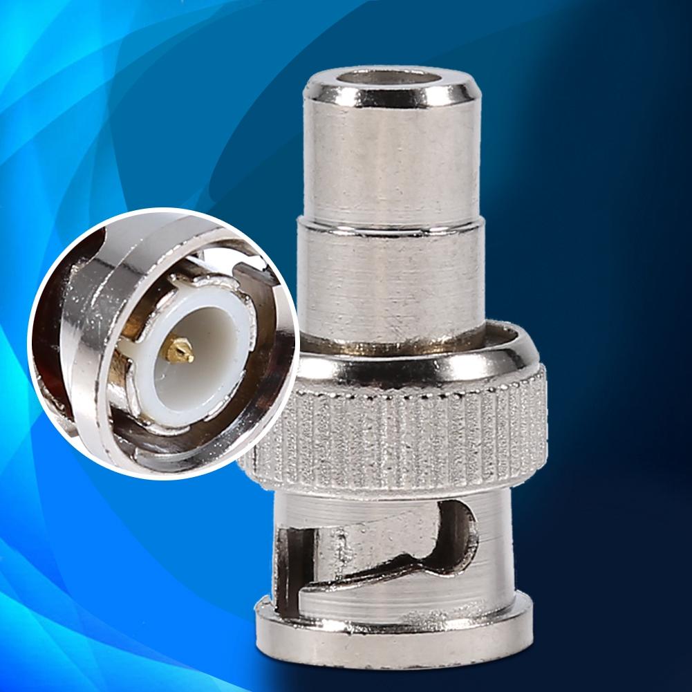 10 Stück BNC Stecker auf AV Cinch Buchse Adapter Stecker für CCTV-System