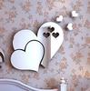 3D Mirror Love Hearts Wall Sticker Decal DIY Home Room Art Mural Decor Removable