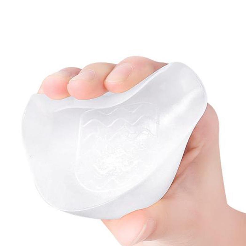 Invisible Height Increase 2-3Cm Silicone Socks Gel Heel Pads Orthopedic Arch Support Heel Cushion Insoles Foot Massage Pad