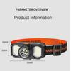 Super Bright Head Torch Portable Head Lamp New USB Head Flashlight  Camping