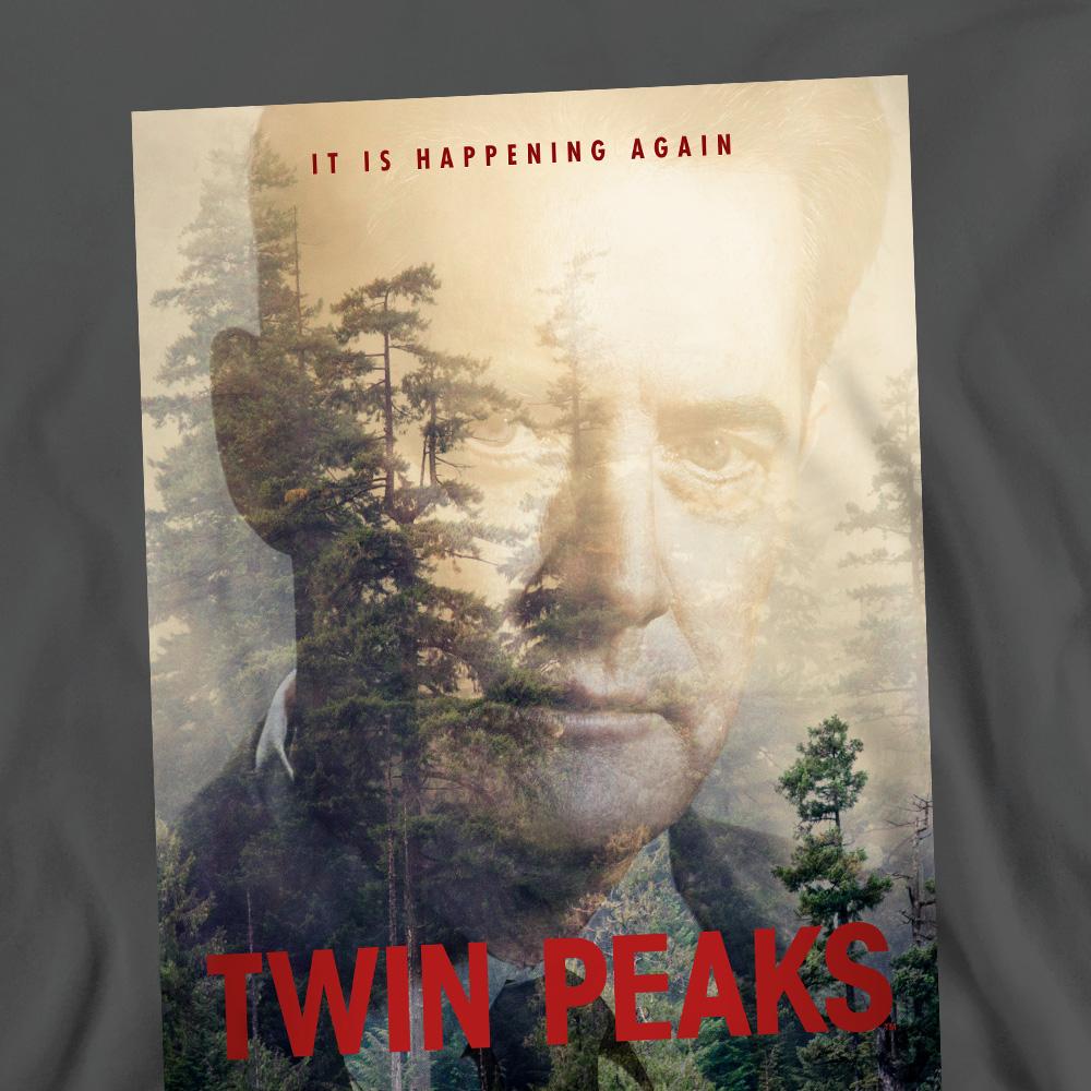 Twin Peaks Unisex Adult Dale Cooper Poster Sweatshirt