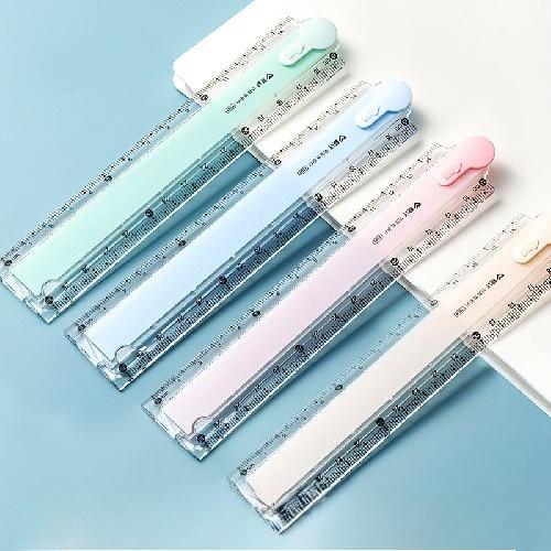 Règle pliante Hobby Règle droite Couleur Règle pliante mignonne Règle d'étudiant Dessin géométrique Peinture Règle en plastique